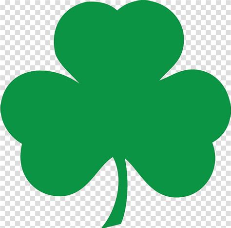 Saint Patricks Day Shamrock Fourleaf Clover Symbol Green Plant