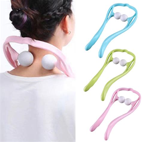 Pressure Point Therapy Neck Massage Tool Pressure Relief Hand Roller Massage Neck Shoulder Dual