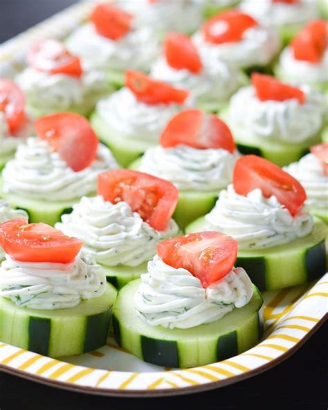 These Fresh Dilly Cucumber Bites Make A Great Healthy Appetizer