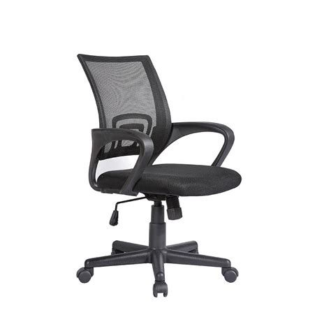 Browse mesh office chairs with air grid backs to keep cool through every task. Ergonomic Mid-Back Executive Swivel Black Mesh Office ...