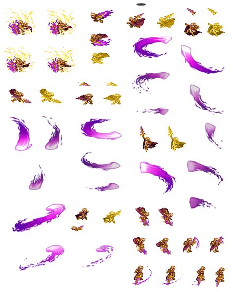 Ever thought of creating a css sprite animation without using js at all? Eriole's attack animation sprite sheet! : bravefrontier