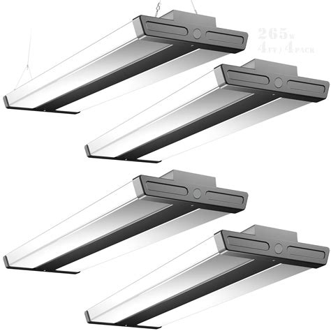 Lightdot 4 Pack LED High Bay Shop Lights, 4FT 265W 38000LM [1000W HPS