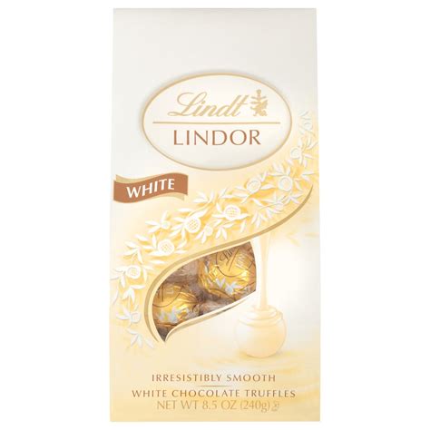Lindt Lindt White Chocolate Truffles Shop Candy At H E B