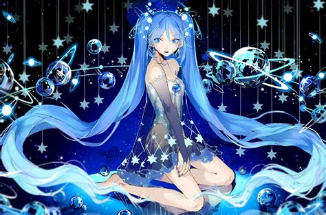 Hot Selling Products Everyday Low Prices Hatsune Miku Stars Wall Poster