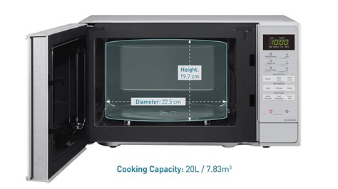 Buy Panasonic Nn E28jmmbpq Compact Solo Microwave Oven With Turntable