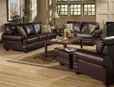 A Brown Leather Sofas Effect In Your Living Room Living Room Leather