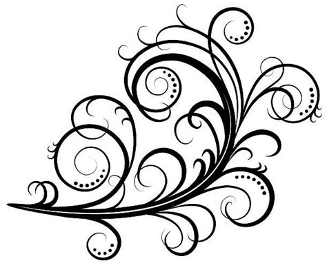 A Fancy Vectorized Ornate Scroll Design With Ungrouped Scrollssaved