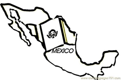 Perfect for a pizza party activity, a coloring party, or for quiet time alone, and is suitable for both adults and kids. Mexico Map Coloring Page for Kids - Free Mexico Printable ...