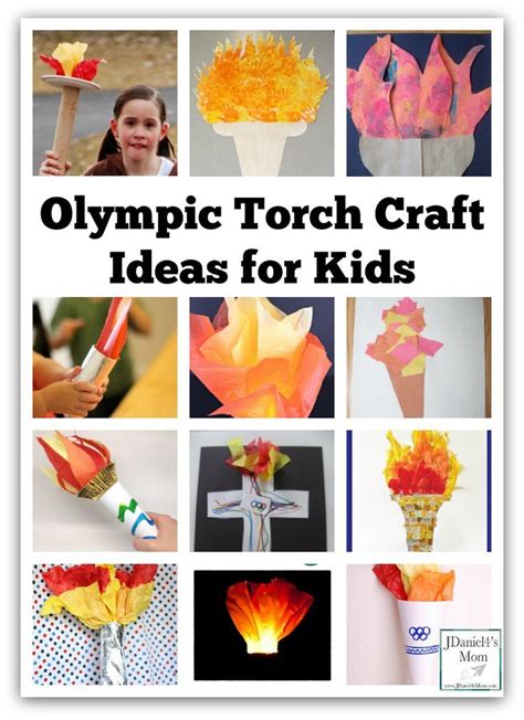 Olympic Torch Craft Ideas For Kids Summer Olympics Activities Kids