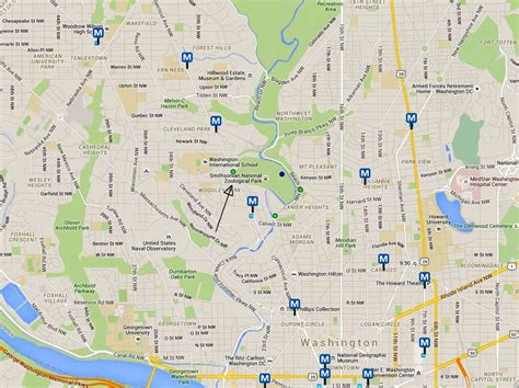 National Zoo Maps And Directions Washington Dc