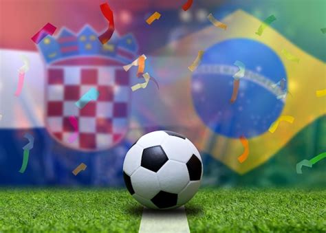 Competição Da Copa De Futebol Entre A Croácia Nacional E A Nacional Do