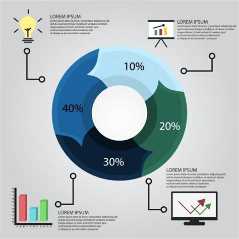 Infografik Template Design Kostenlose Vektor