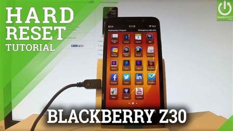 How To Hard Reset Blackberry Z30 Factory Reset Restore Youtube