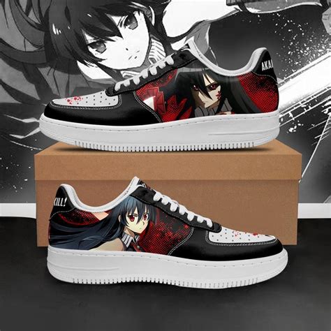 Akame Shoes Akame Ga Kill Custom Anime Air Force 1 Sneakers Let The