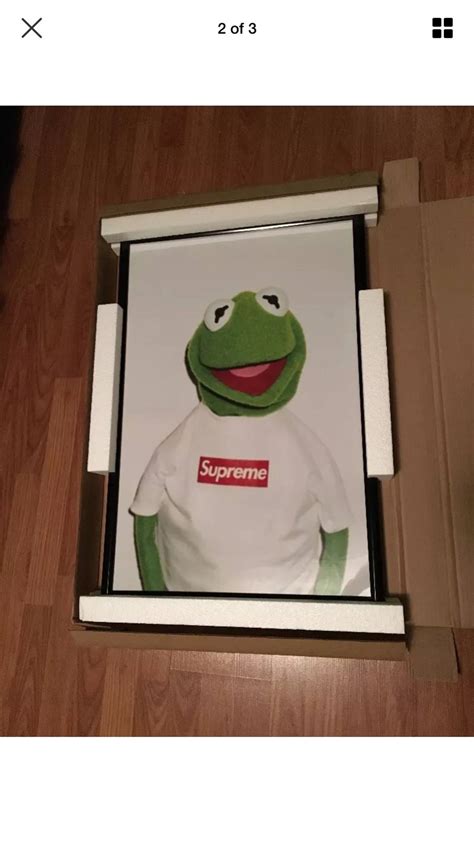 Supreme Supreme Kermit Framed Poster Grailed
