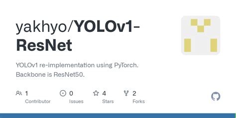Github Yakhyo Yolov Resnet Yolov Re Implementation Using Pytorch My