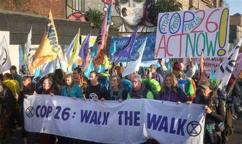 Cop26 Pilgrims Procession Arrives In Glasgow Ahead Of Climate