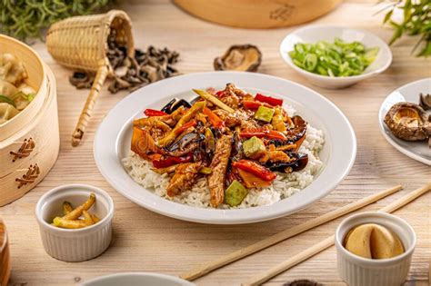 Chinese Main Course Stock Photo Image Of Fried Colorful 204806206