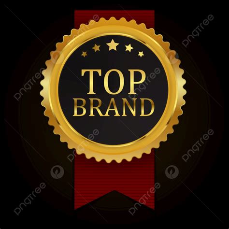 Label Branding Vector Hd Images Top Brand Golden Label Sign Symbol