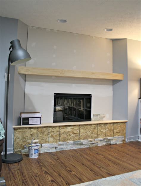 Basement Fireplace Progress Interior Design Ideas