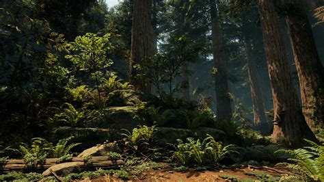 Dices Vegetation Artist Experiments With Unreal Engine 4 Creates