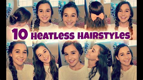 32 back to school hairstyles that will still look cool on zoom. 10 Back to School Heatless Hairstyles - YouTube