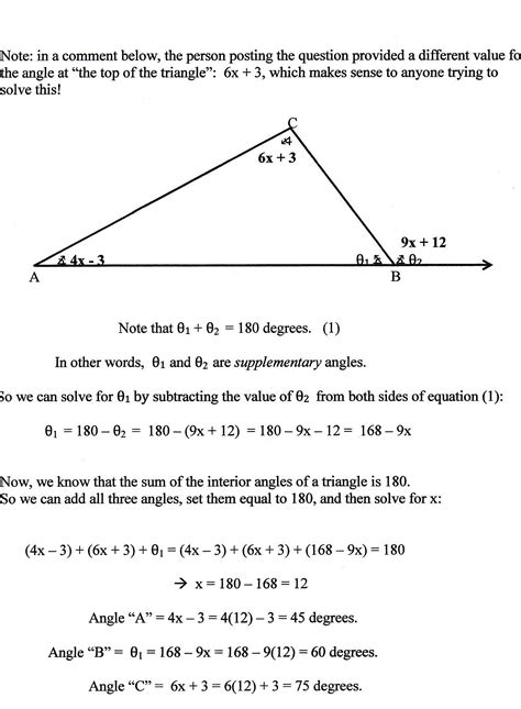Solved Finding Angles Of Triangles 9to5science