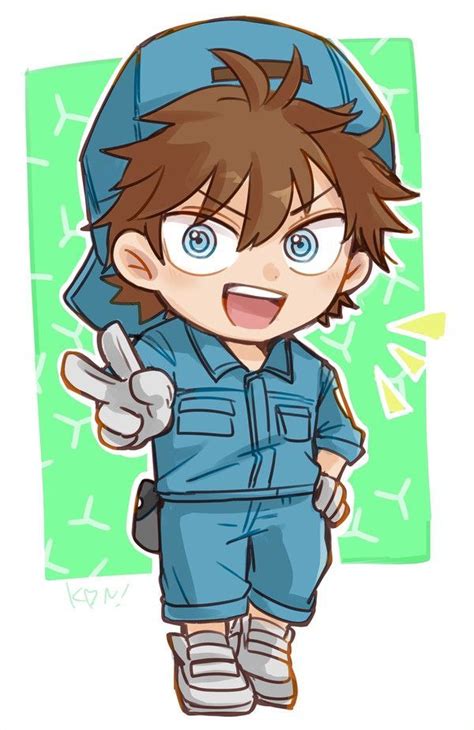 Chibi B Cell From Cells At Work Chibi B Cell Art Reference Photos