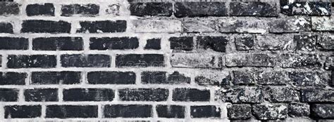 Abstract Old Distressed Brick Wall Black Background Stock Image Image