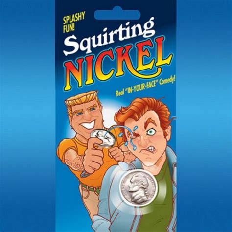 Squirt Nickle Trick Prank Joke Surprise Fool Silly Gag T Squirting Water Coin 99996004505 Ebay