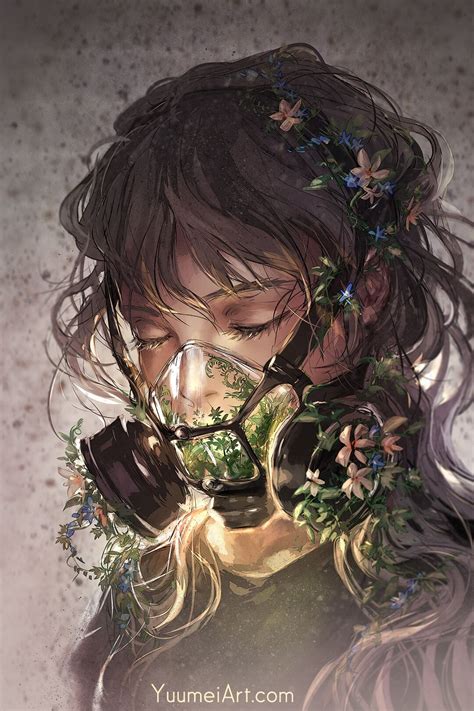Respire — Yuumei Digital Art Girl Art Works Dark Fantasy Art