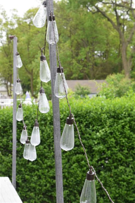 If using guy wire, hang this first. Friday Favorites starts with Solar Powered String Lights ...