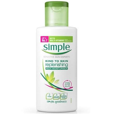 Simple Sensitive Skin Experts Kind To Skin Replenishing Rich