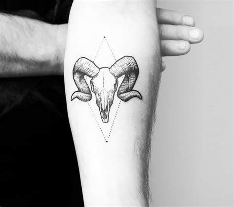 Goat Skull Tattoo By Amanda Piejak Photo 17420