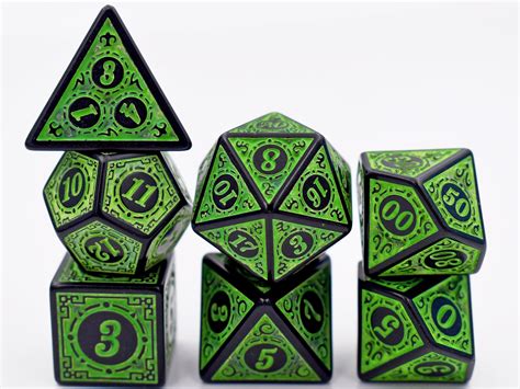Dnd Dadi Set Dungeons And Dragons Dice Polyhedral Dice Con Etsy