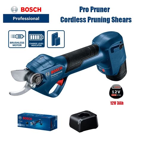 Bosch Pro Pruner Cordless Pruning Shears 12v Electric Pruning Shears