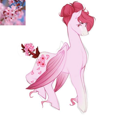 Cherry Blossom Adopt Closed By Ponyscribbles On Deviantart