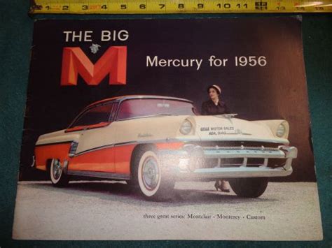 Sell 1956 Mercury Prestige Sales Brochure Nice Original Big
