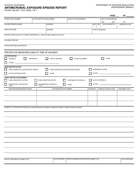 Form Pr Enf 182 Fill Out Sign Online And Download Fillable Pdf