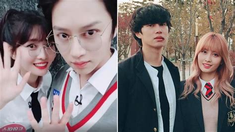 Fans are showing support for 2020's first idol couple. Twice Momo And Heechul Age Difference