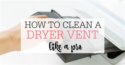 When was the last time you cleaned our your dryer vent? How To Clean Your Dryer Vent Like A Pro - Frugally Blonde