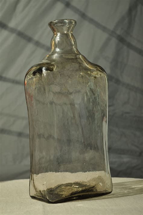 Vintage Hand Blown Glass Bottle From Velt Gallery Beautiful Handmade Glass Blowing Hand