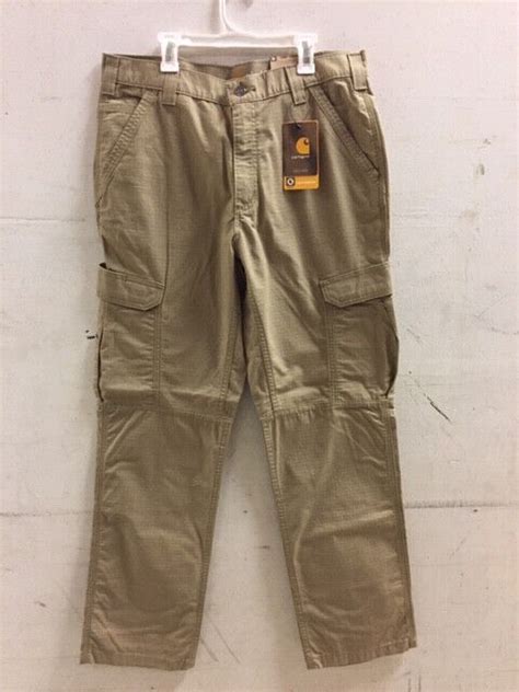 Carhartt 104200 Force Relaxed Fit Ripstop Cargo Work Pants 34×32 New Sunkota Construction