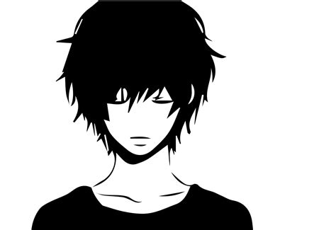 Black And White Anime Boy Wallpapers Top Free Black And White Anime