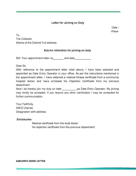 A cover letter just lays down information enough to make the reader want to go through the applicant's resume. How To Write Appointment Letter | Template Business Format