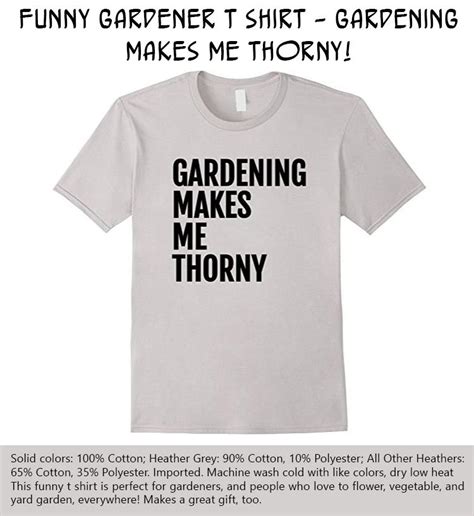 Top Ten Funny Gardening T Shirts