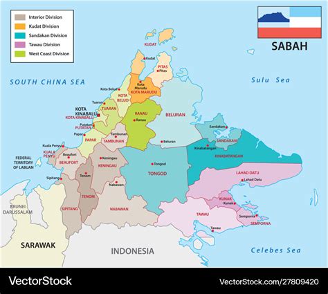 Map Of Sabah Lucarkc