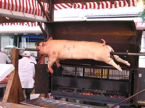 The most common parts of a pig material is plastic. Pig roast - Wikipedia