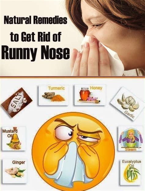 13 Natural Remedies For Runny Nose Runny Nose Remedies