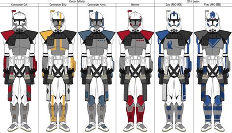 The 332nd company was an infantry company of clone troopers within the 501st legion of the grand army of the republic. ARC Troopers by QuillSpirit15971 on DeviantArt | Star wars ...